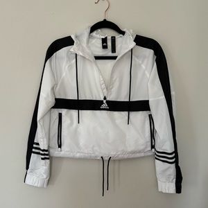 Adidas crop windbreaker